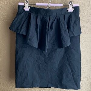 Artelier Nicole Miller Peplum Pencil Skirt